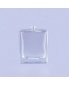 Manufacturing plant 100 ml perfume square bottle single design wholesale glass bottle