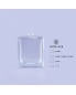 Manufacturing plant 100 ml perfume square bottle single design wholesale glass bottle