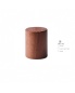 CWS-043 Suppliers custom 15mm perfume lid luxury brown round wood perfume caps