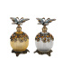 Customized Hot Selling Arab Attar 30ML Metal Butterfly Essential Oil Perfume Glass Bottles for Fragrance