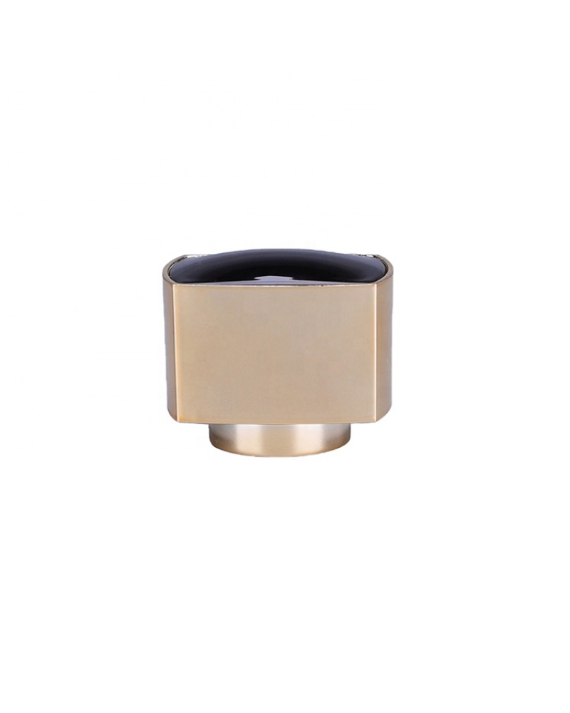 Cosmetic Packing Black Top Perfume Bottle ABS Lid Gold Plastic perfume Cap