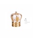 Cosmetic Packing Black Top Perfume Bottle ABS Lid Gold Plastic perfume Cap