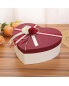 Wedding Sweet Gift Paper Empty Heart Shaped Box Beauty Packaging Cosmetics Boxes with Flowers