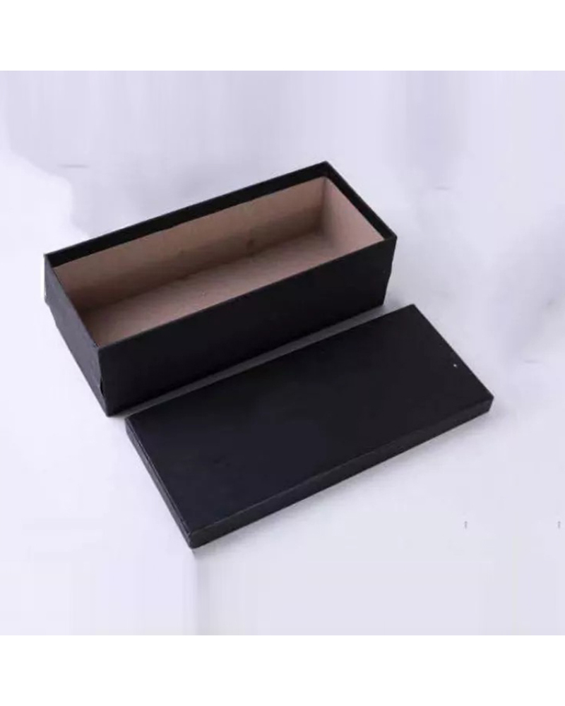 Hot Sale Cardboard High-end Black Box Organizer Gift Cosmetics Box for Perfume Bottles