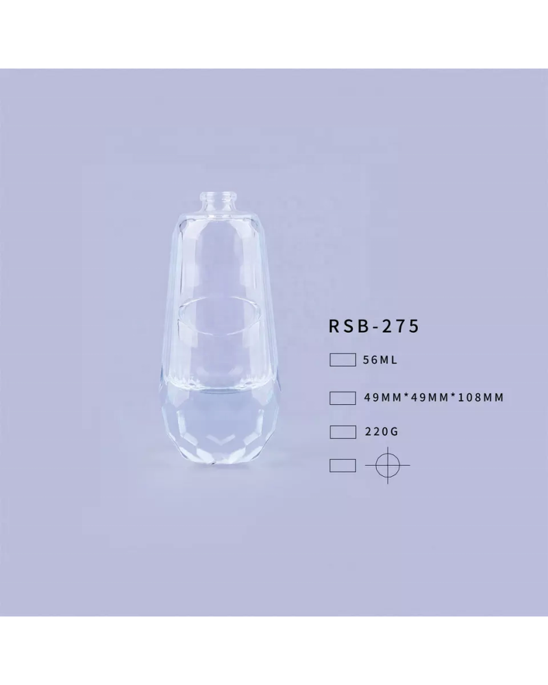 Empty Glass Bottle Grossiste Flacon Cosmetique Luxury 100ml Perfume Bottle Square