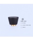 Durable Using Special Surface Perfume Wooden Square Black Perfume Bottles Caps