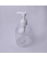 300ml empty plastic round pet clear airtight lotion bottles