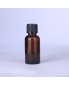 5ml 10ml 15ml 20ml 30ml Empty Small Essential Oil Amber Glass Bottle with Childproof Cap