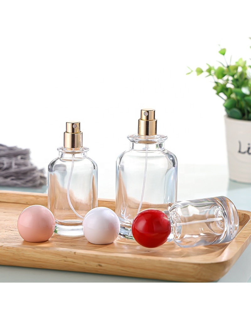 Luis Wholesale Perfume Bottle Crimp Neck Transparent Empty Fragrance Bottles Unique Luxury Spray 100ml