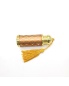 Antiqued Vintage Craft Gift Home Golden Line Arabism Perfume Empty Glass Essential Oil Bottle