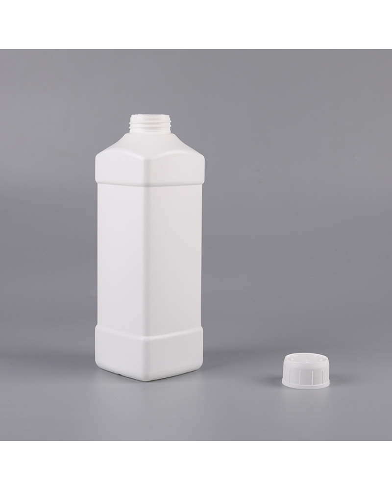 Empty Plastic Pet 1L Chemical Bottle White Color Screw Bottles Manufactures