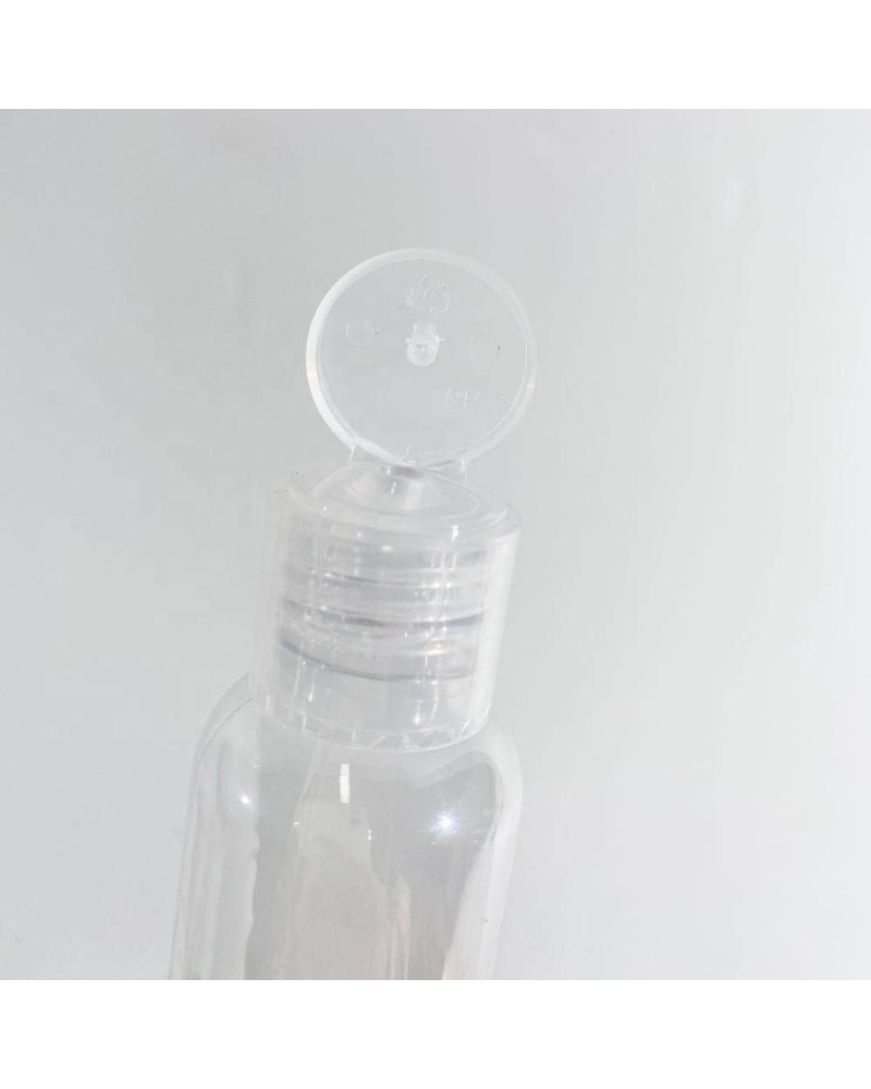 Package Plastic Bulk Shampoo Pet Bottles 60ml with Flip Top Cap