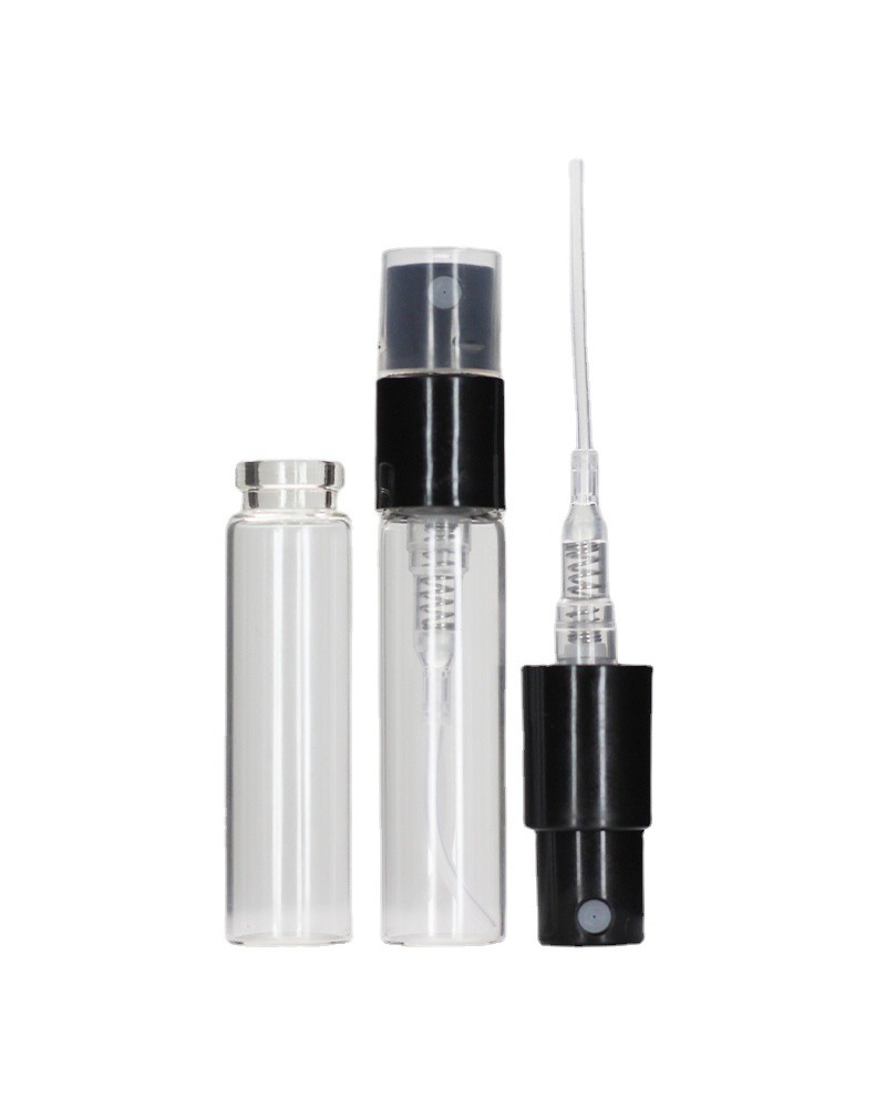 Sample Tester Vials 2ml 3ml Glass Bayonet Spray Mini Tester Bottles 5ml Travel Size Perfume Bottle