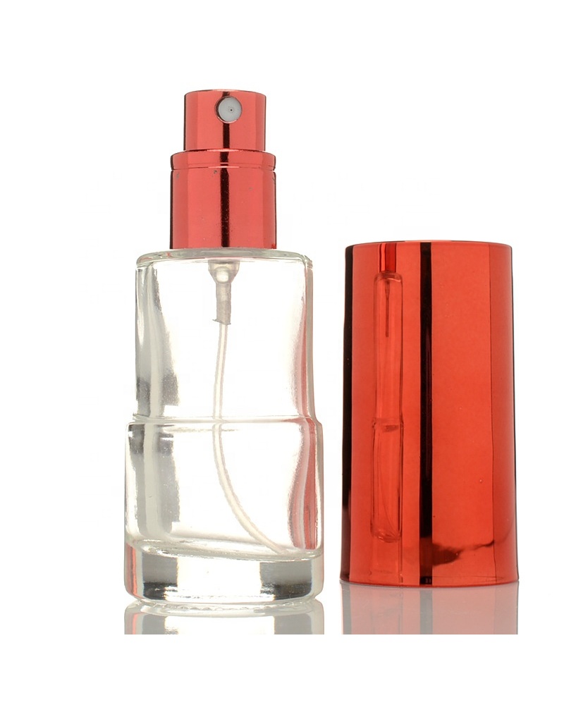 18ml cirregular shape premium womens perfume bottle with colorful cap