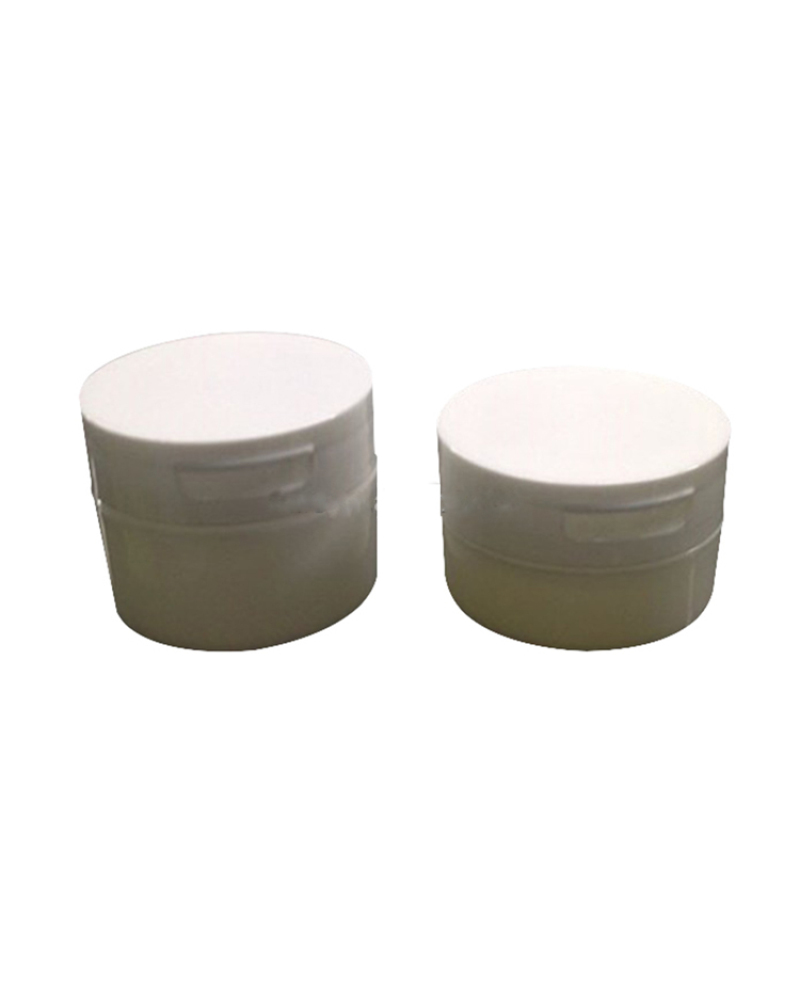 Eco Friendly Empty Skin Care 50ml 80ml 120ml Flip Top Cap Cosmetics Jar PP Jar Cosmetics Jar