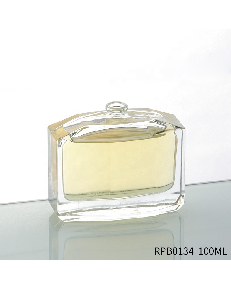 Custom Made Packaging Crimp Neck Empty Luxury 100ml Perfume Bottle