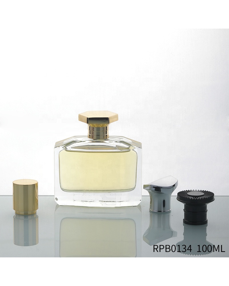 Custom Made Packaging Crimp Neck Empty Luxury 100ml Perfume Bottle