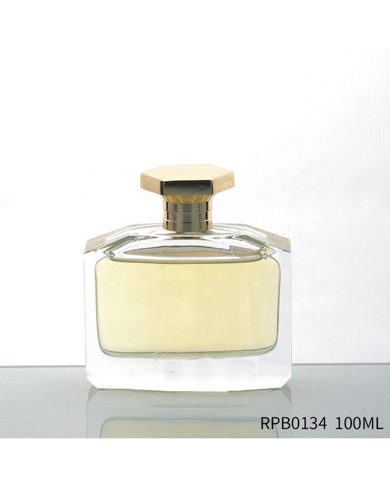 Custom Made Packaging Crimp Neck Empty Luxury 100ml Perfume Bottle