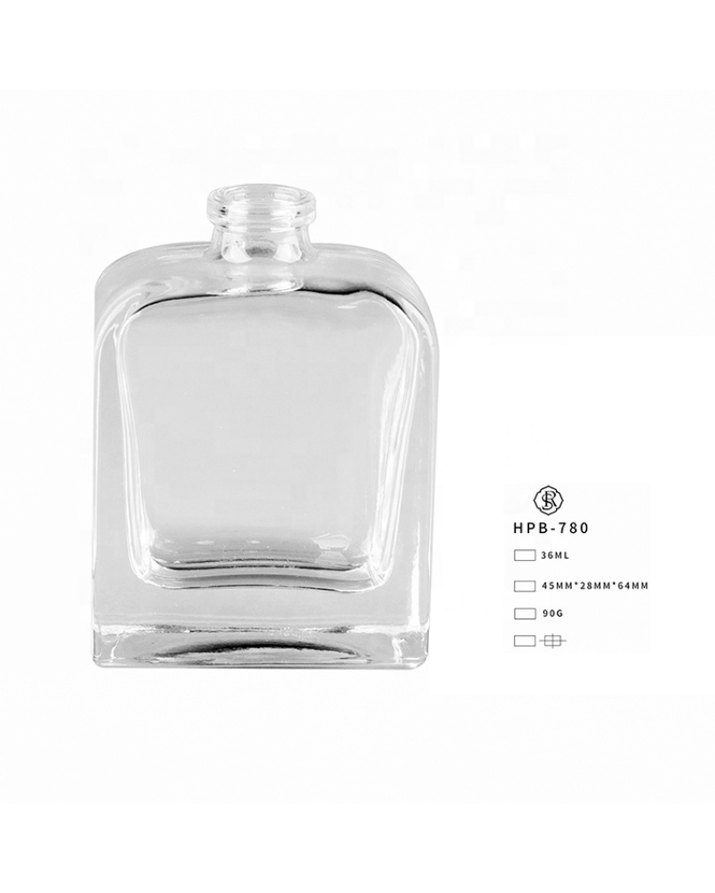 Hot Sale Luxury Design Vintage Square Perfume Bottles Emty 30ml Glass Bottles