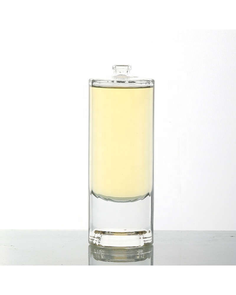 Perfume Empty Glass Bottle Custom Made Cylinder Shape Glass Perfume Bottle
