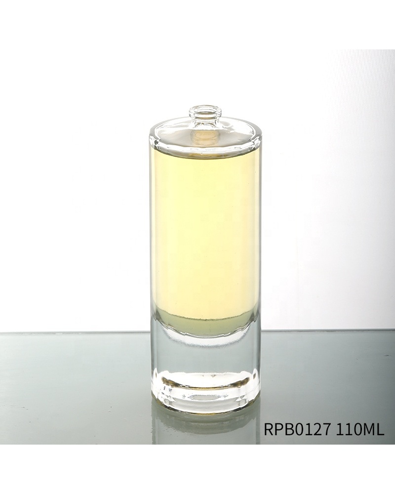 Perfume Empty Glass Bottle Custom Made Cylinder Shape Glass Perfume Bottle