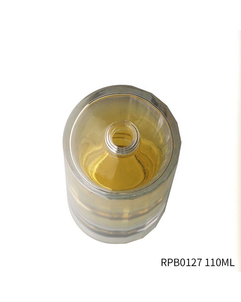 Perfume Empty Glass Bottle Custom Made Cylinder Shape Glass Perfume Bottle