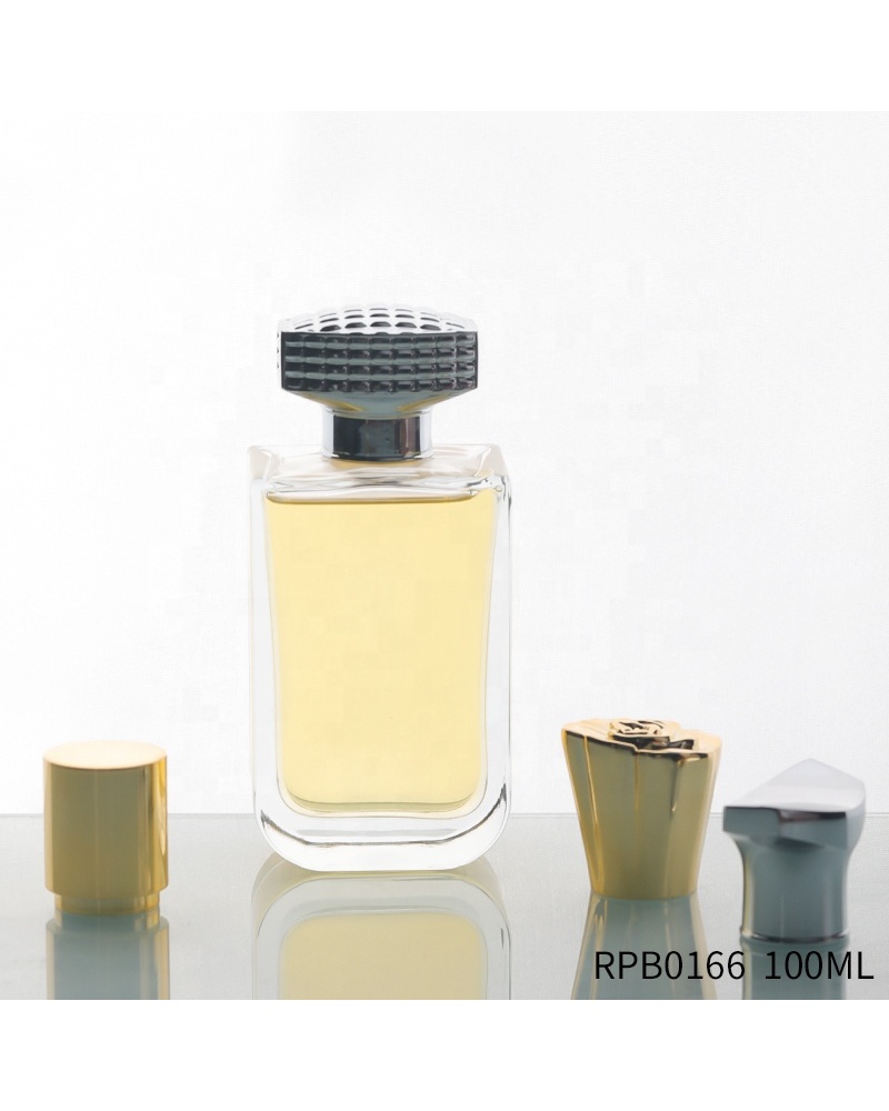 Hot Selling Custom Crimp Clear House Luxury 100ml Perfume Glass Bottle for Perfume Oil