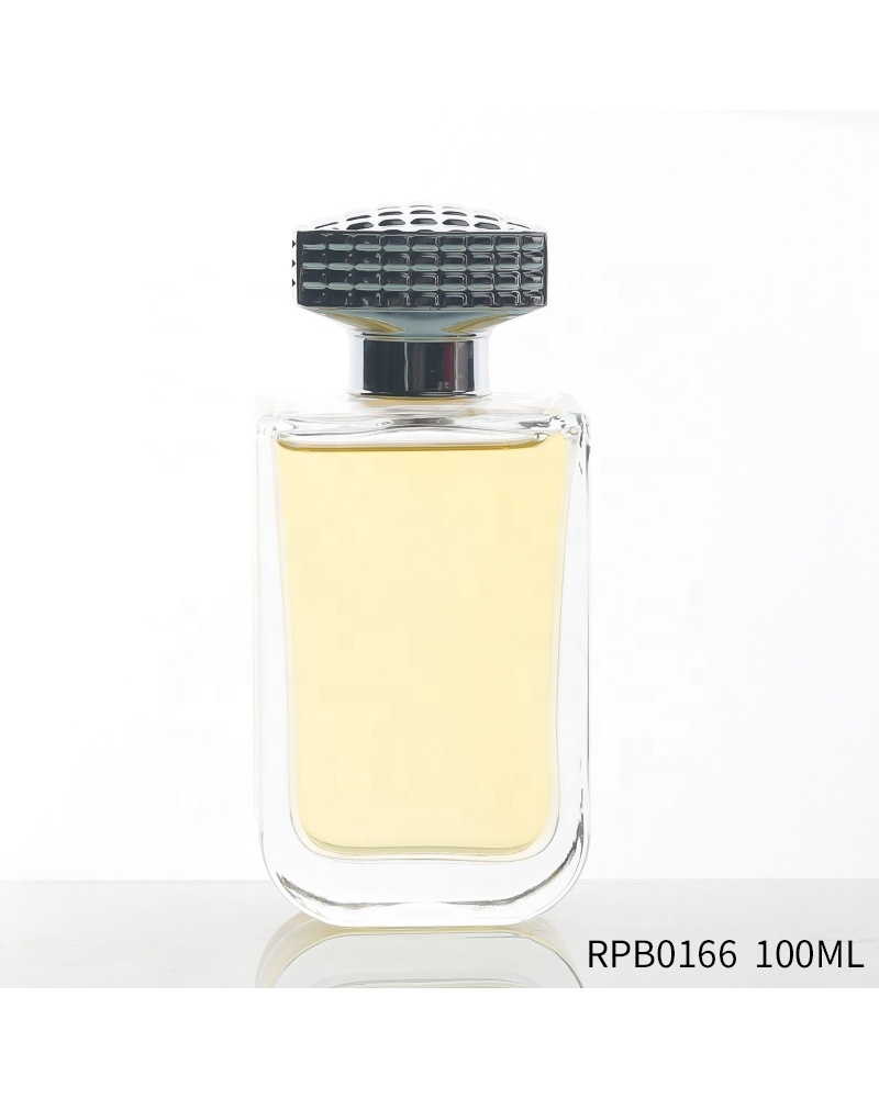 Hot Selling Custom Crimp Clear House Luxury 100ml Perfume Glass Bottle for Perfume Oil