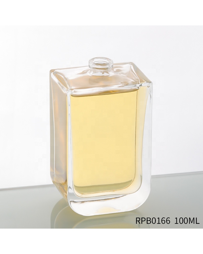 Hot Selling Custom Crimp Clear House Luxury 100ml Perfume Glass Bottle for Perfume Oil