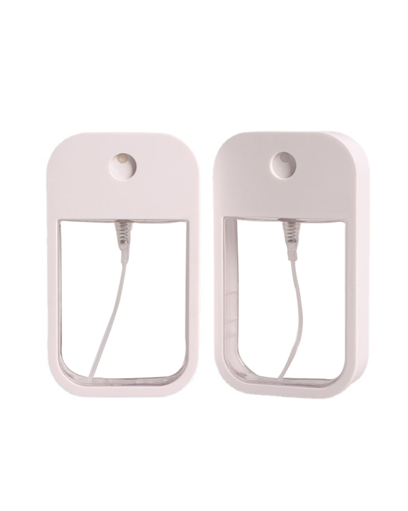 Design Credit Card Transparent Spray Bottle 20ml 40ml Portable Square Empty Perfume Bottle