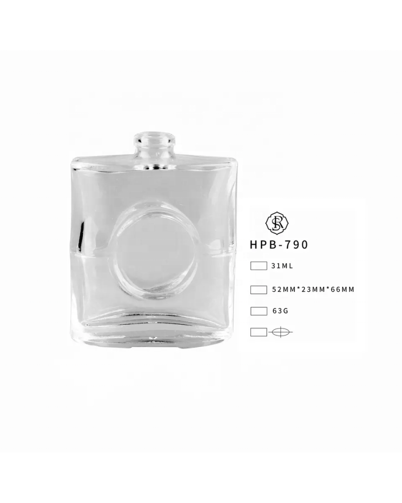 Packaging Bottles Free Sample Luxury Clear Refill Spray 30ml Perfume Glass Bottles