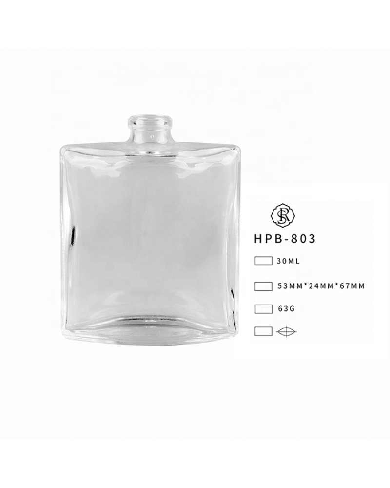 Packaging Bottles Free Sample Luxury Clear Refill Spray 30ml Perfume Glass Bottles