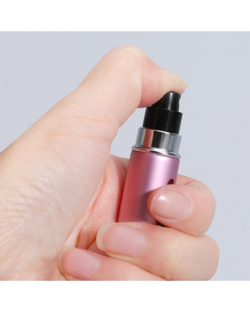 Refillable Aluminum Atomizer 5ml Portable Sample Makeup Spray Mist Perfume Travel Bottle
