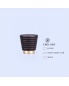 Factory Sale Various 15mm Cosmetic Wooden Caps Cycle Black Wood Perfume Cap