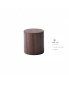Eco Friendly Cosmetic Perfume Wooden Lid Picture Glass Bottle Cork Wood Cap