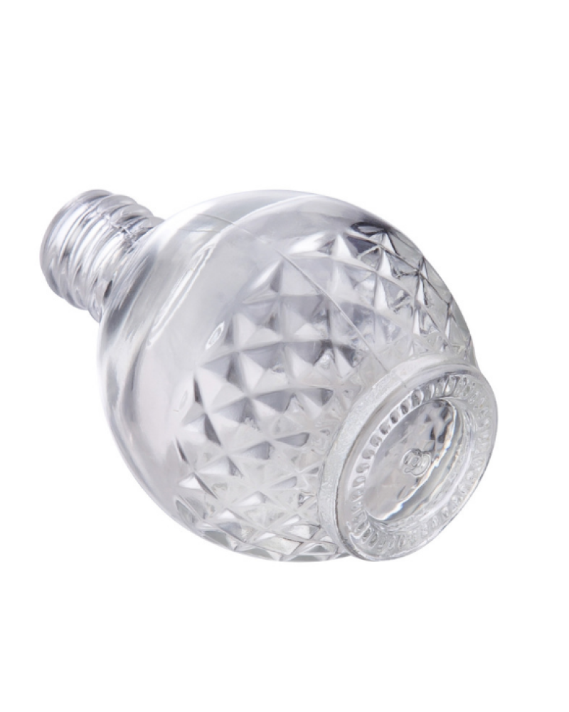 6.8ml essential oil bottles sphere bottles with diamond-like shape