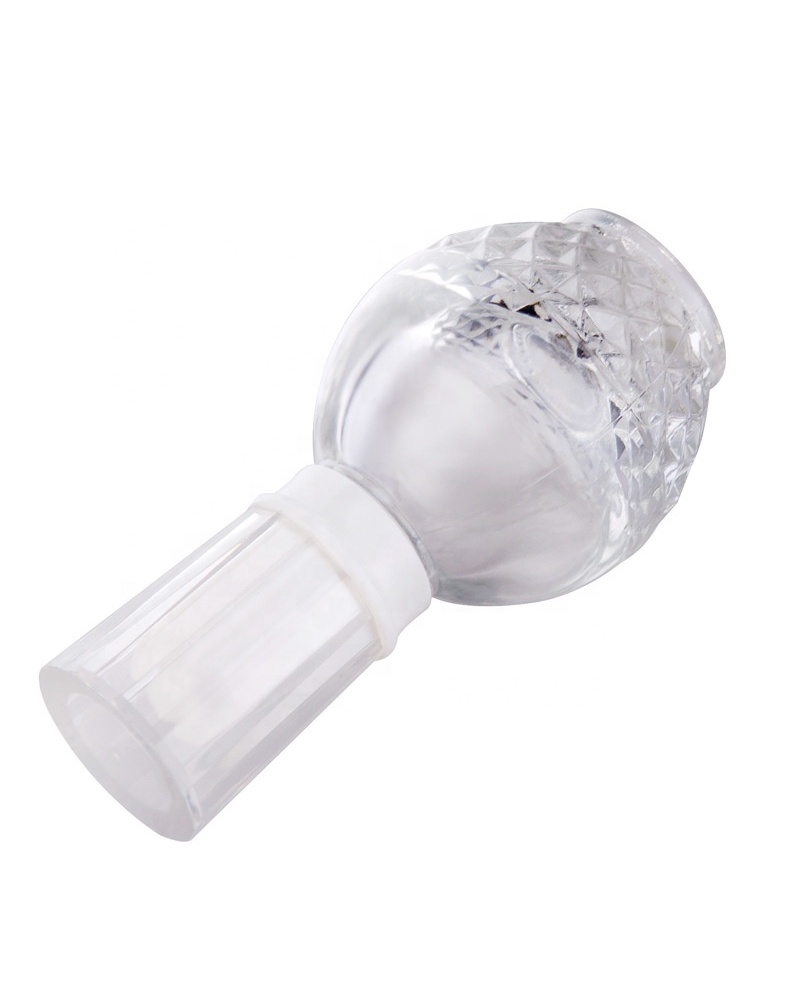 6.8ml essential oil bottles sphere bottles with diamond-like shape