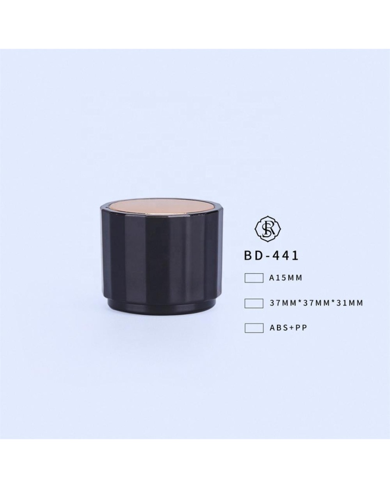 Wholesale Non-Refillable 15mm Luxury Perfume Bottle Plastic Cylindricla Cap