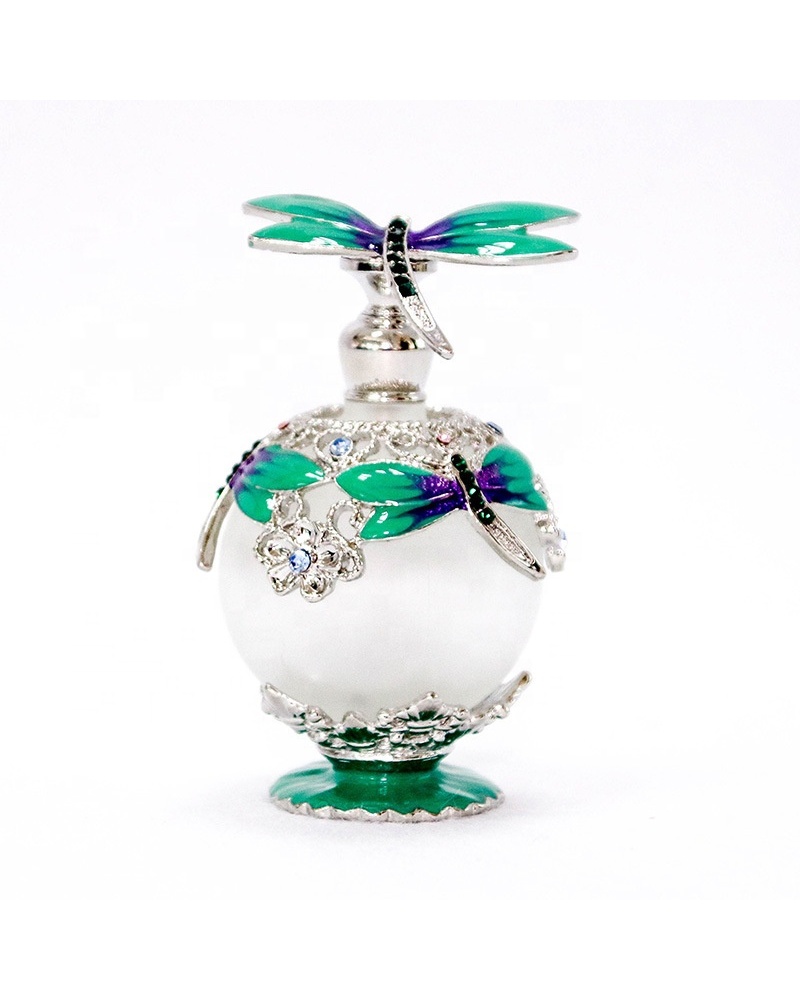 Arabic Dubai Style Customized Logo Perfume Essential Oil Beautiful Empty Attar 25ml Glass Bottles