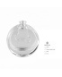 Cosmetic transparent 30 ml female perfume bottles fancy new design empty glass bottle