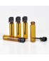 1ml Essential Oil Glass Vial Brown Perfume Drop Stick Sub-bottling Portable Empty Small Sample Bottle