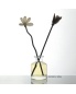 Cylinder Empty Aroma Bottle Round Shape Perfume Glass Diffuser Bottle With Caps