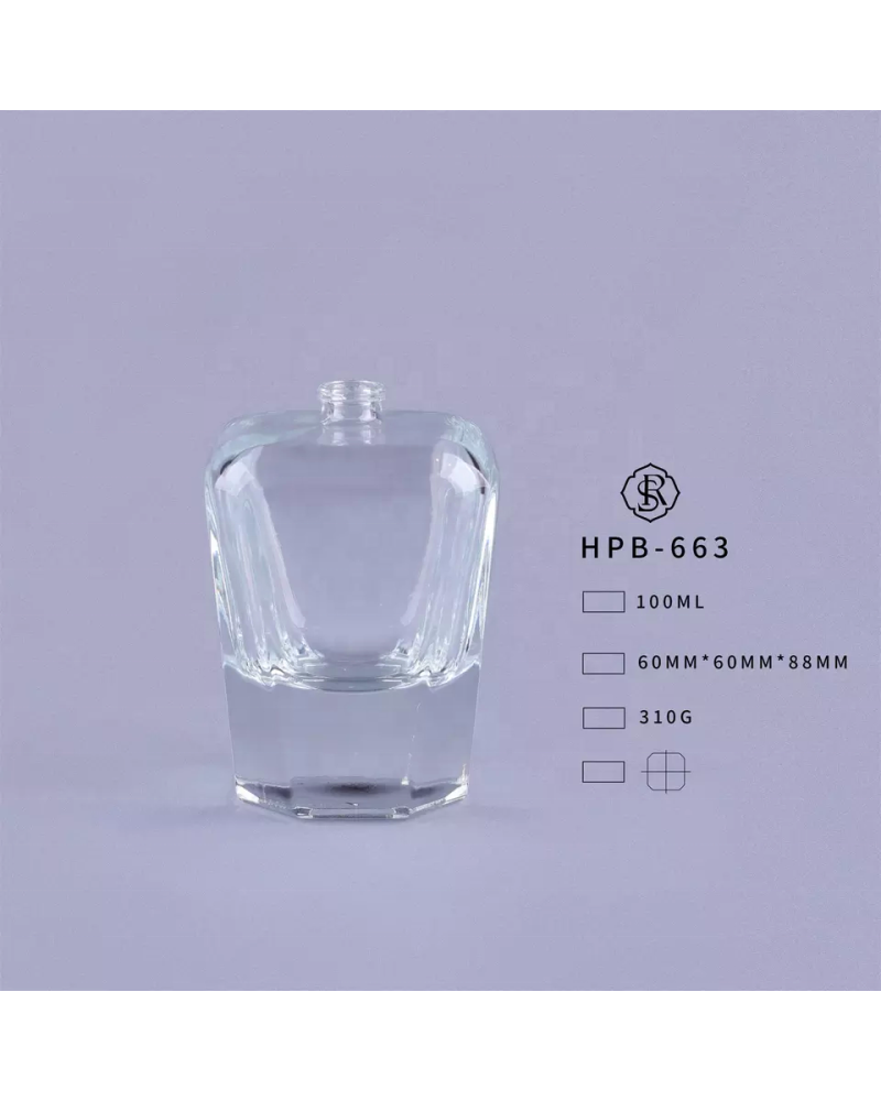 Factory Supply Empty Glass Perfume Bottle 100ml Luxury Oil Bottle Perfume with Box
