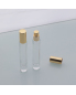 Factory 1/3 Oz Cosmetics Sub Packed Luxury Fragrance Bottle Spray 10ml Gold Atomiser Perfume Bottle Crimp