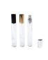 Factory 1/3 Oz Cosmetics Sub Packed Luxury Fragrance Bottle Spray 10ml Gold Atomiser Perfume Bottle Crimp