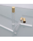 Factory 1/3 Oz Cosmetics Sub Packed Luxury Fragrance Bottle Spray 10ml Gold Atomiser Perfume Bottle Crimp