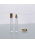 Factory 1/3 Oz Cosmetics Sub Packed Luxury Fragrance Bottle Spray 10ml Gold Atomiser Perfume Bottle Crimp