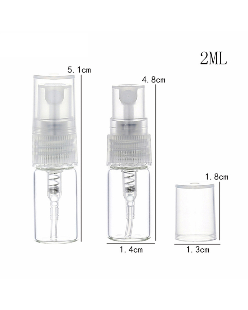 2ml 3ml 5ml 10ml Detailing Spray Small Sample Tester Bottles Travel Perfume Bottle Refillable