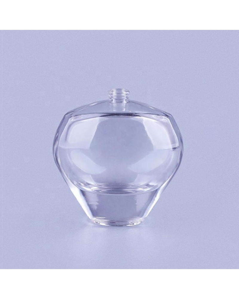 Custom Logo 100ml Perfume Luxury Transparent Oval Glass Bottles