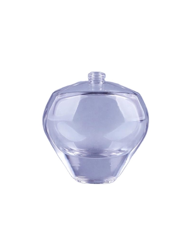 Custom Logo 100ml Perfume Luxury Transparent Oval Glass Bottles